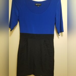 2/$25 Jones New York Blue and Black Dress